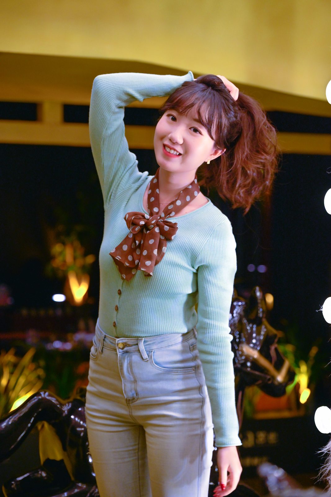 Nicole smiling in Shenzhen